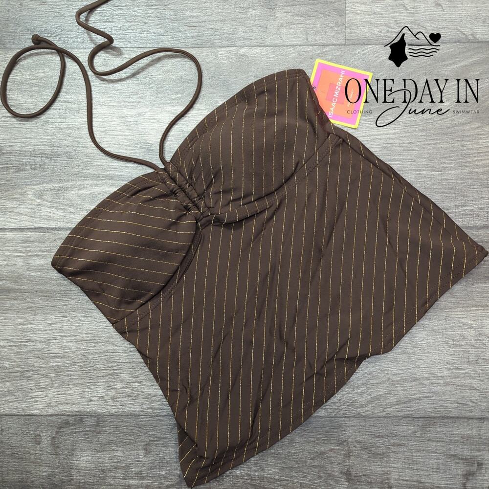 Isaac Mizrahi Halter Padded Top Size S